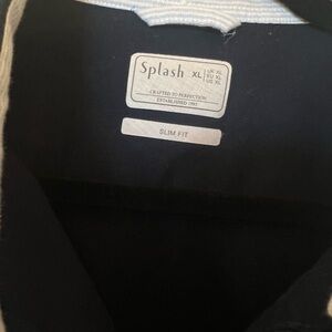 NWOT Navy XL Slim Fit Shirt